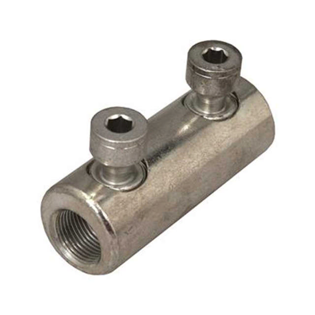 Raccords à vis en aluminium avec paroi