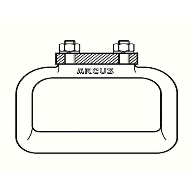 Point de terre fixe pour conducteur plat de 12mm