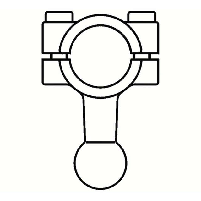 Point fixe à boule pour connecteurs ronds