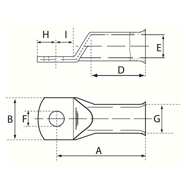 Souliers de câble série F, Cu