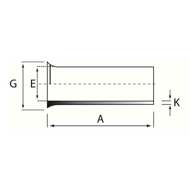 Douilles terminales selon DIN, Cu - étamées