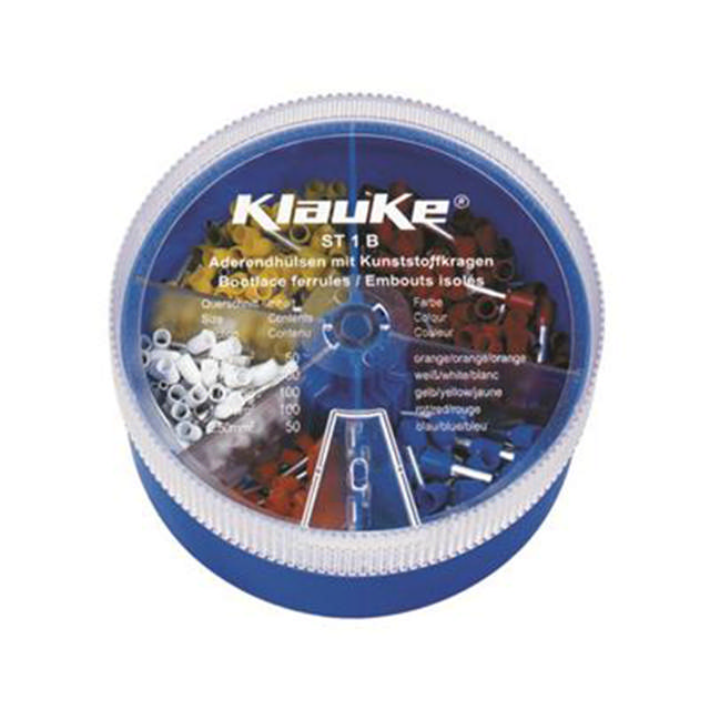 ST1B - Assortiment de douilles isolées 0.5 - 2.5mm², couleurs Allemand