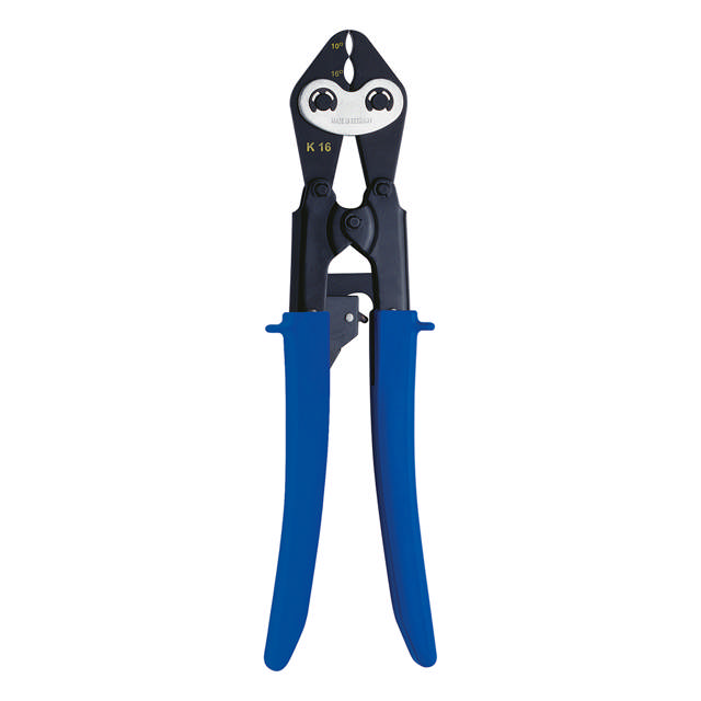 K16 - Pince à sertir pour cosses isolées soudées 10 et 16 mm²