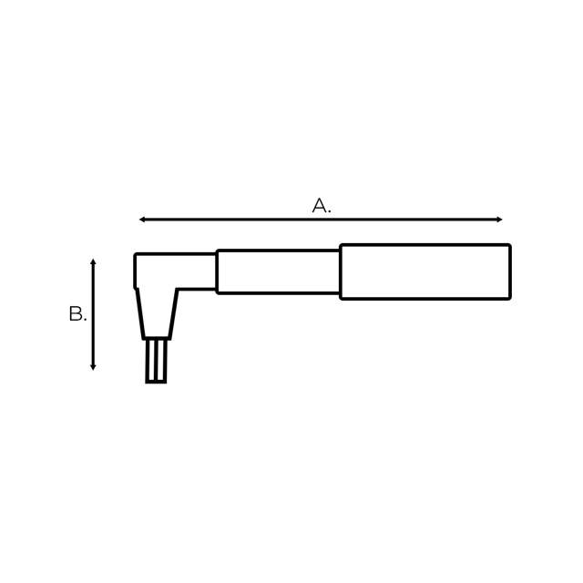 Clé Allen coudée 3mm VDE