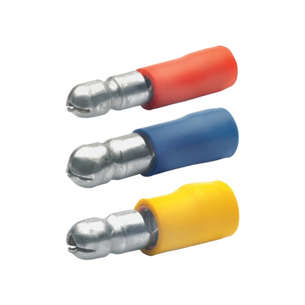 Fiches rondes mâles isolées