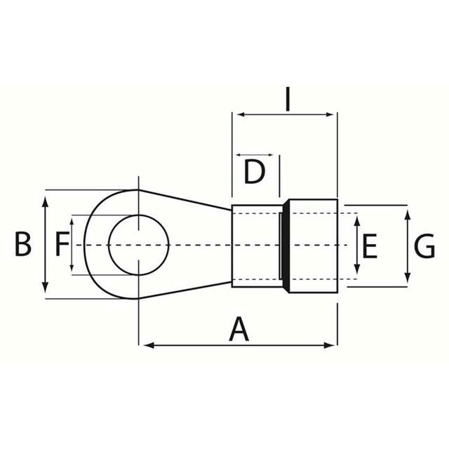 Souliers de câble isolés en forme d'anneau