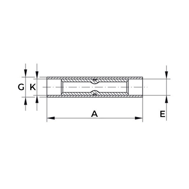 Manchons isolés, Cu