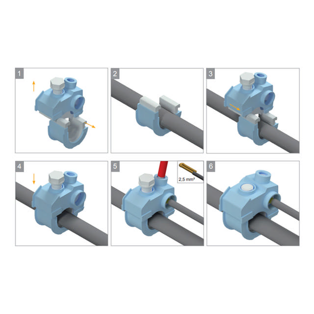 Connecteur de dérivation parallèle isolé
