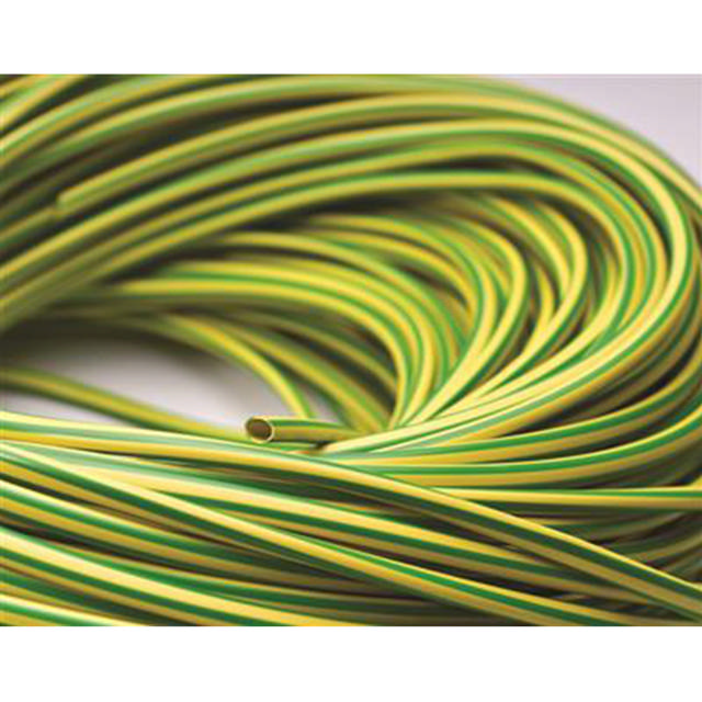 Gaine PVC jaune/vert sur bobine - Type GY