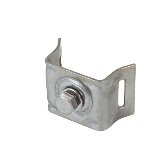  Support de panneaux en forme U évasé, 1 boulon - Acier inoxydable (V2A)