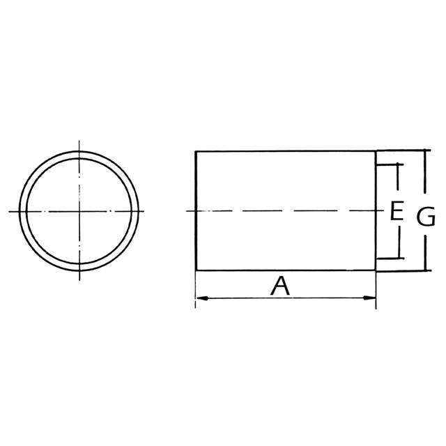 Douilles de compensation standard rond, Cu