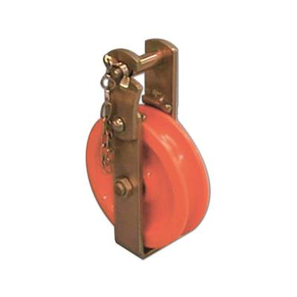 Poulie de déroulage pour conducteurs aériens 150mm