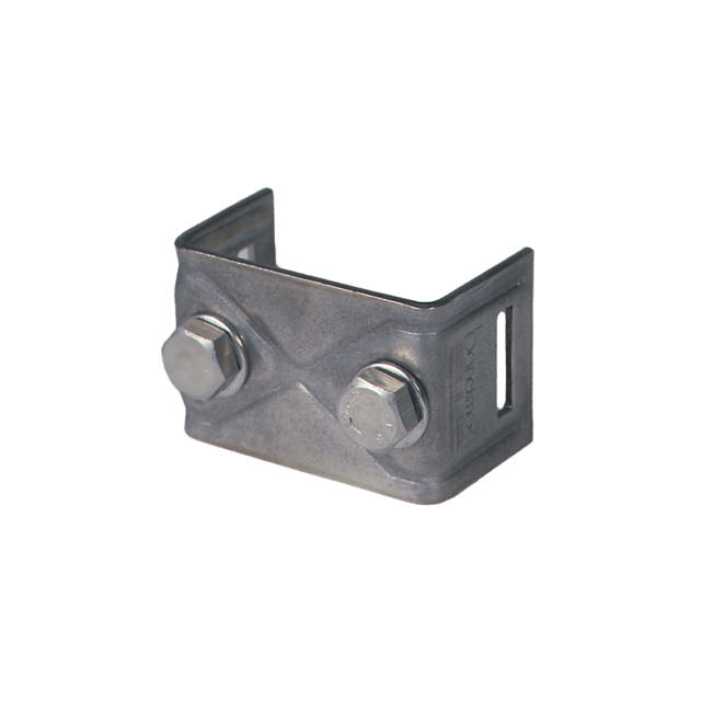 Support de panneaux en forme U, 2 boulons - Acier inoxydable (V2A)