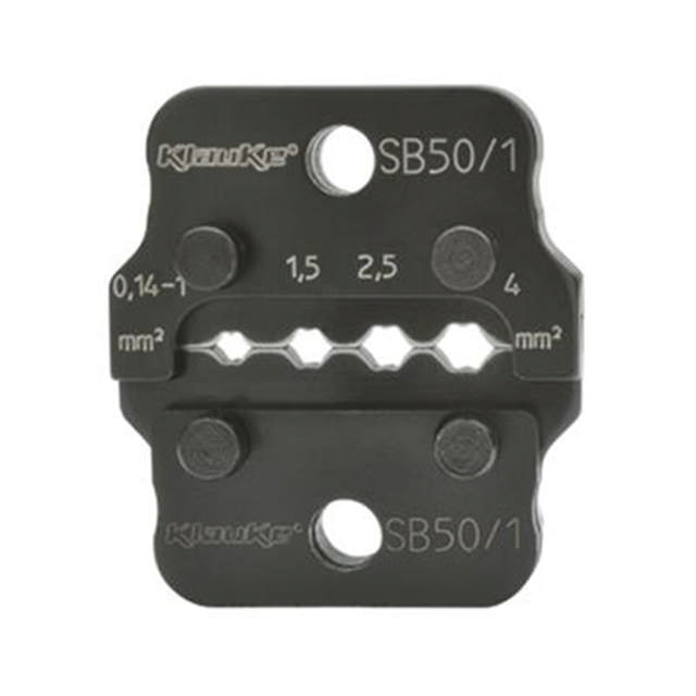 Matrices de sertissage SB50 pour manchons coaxial et fiches