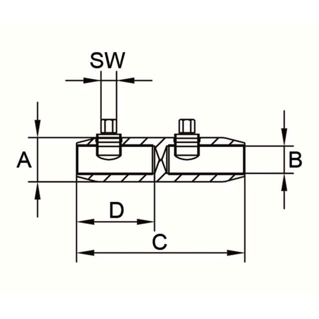 Manchons à vis en aluminium, concentrique et vis de contact intelligente