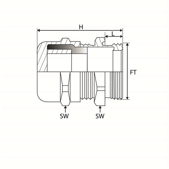 JB - Presse-étoupe Long - PERFECT - LN - M