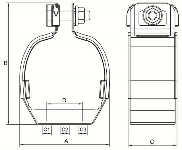 Clames ‘VULCAN+’ pour 4 câbles