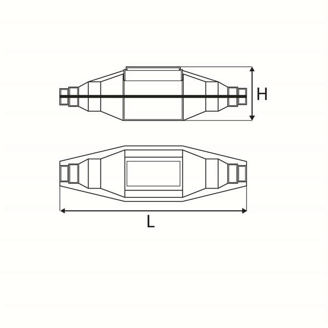 Manchon droit en résine PUR