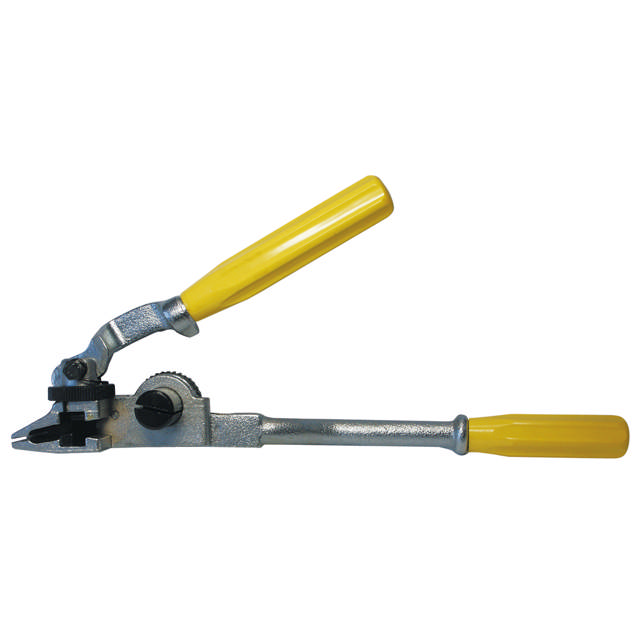 Outil de tension avec cliquet pour L-feuillard