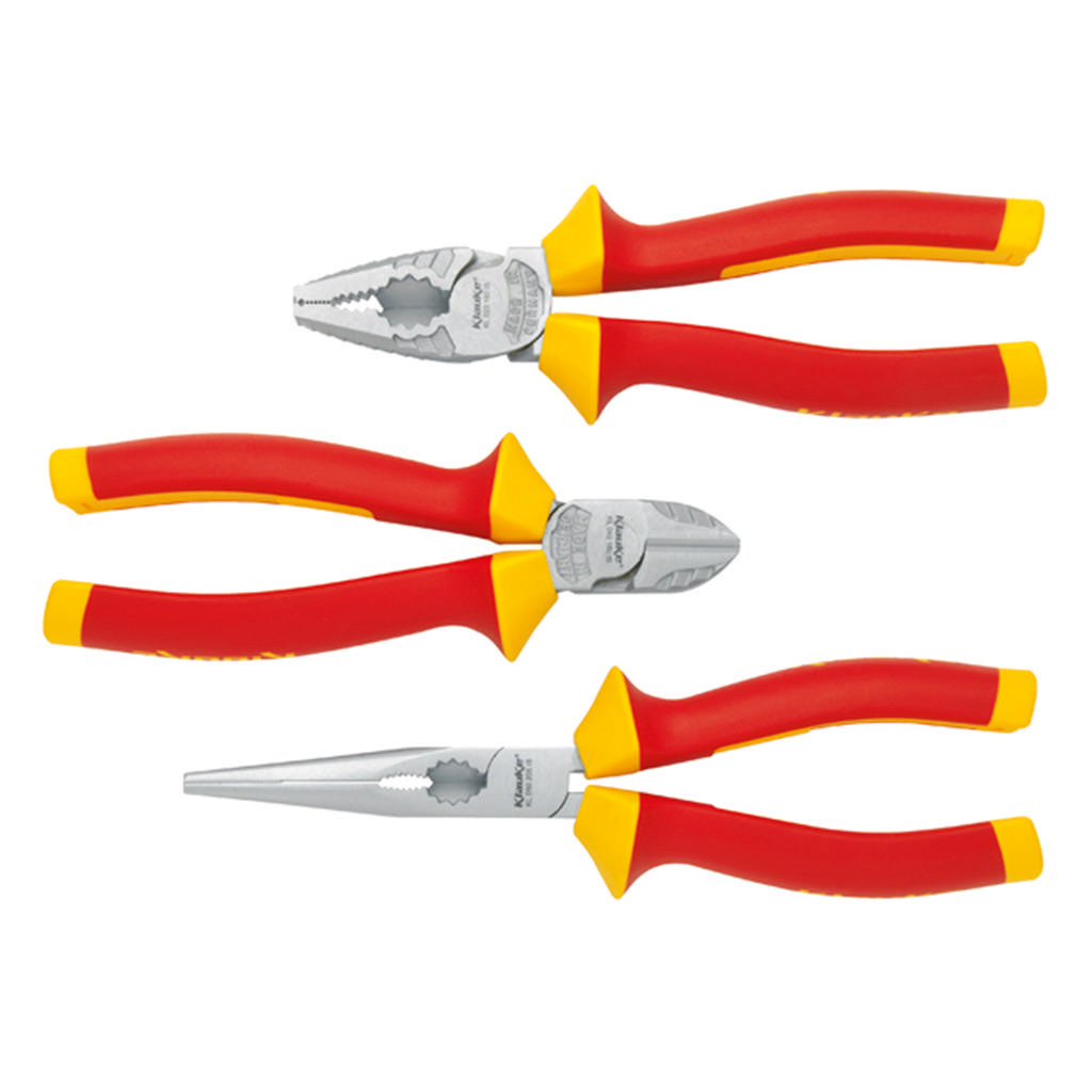 Jeu de pinces VDE, 3 pièces