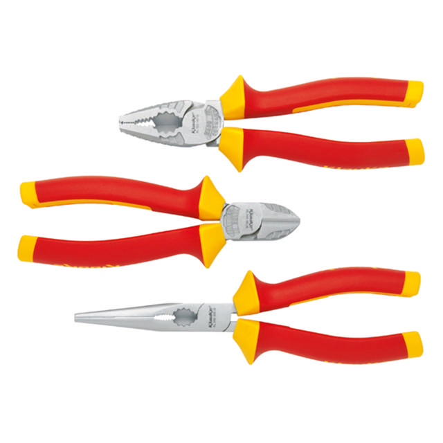 Jeu de pinces VDE, 3 pièces