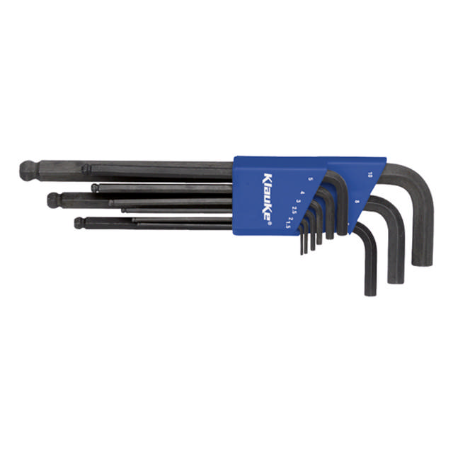 Jeu de clés Allen à tête sphérique 9 piéces