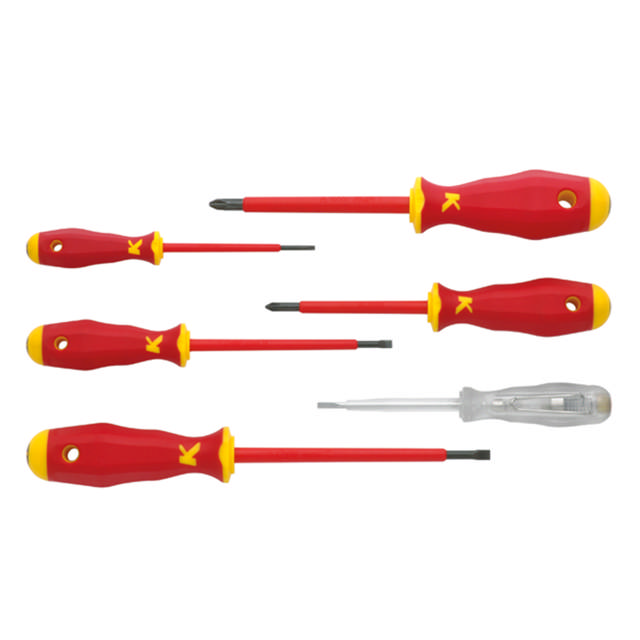 VDE Jeu de tournevis, 6 pièces