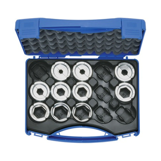 Set de matrices de sertissage 10-300 mm² A22  en coffret plastique, 11 pièces
