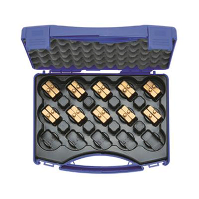 Set de matrices de sertissage 6-150 mm² HR4 en coffret plastique, 11 pièces