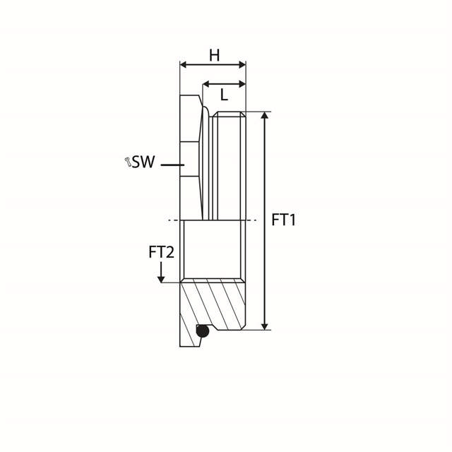 Réductions, filetage métrique