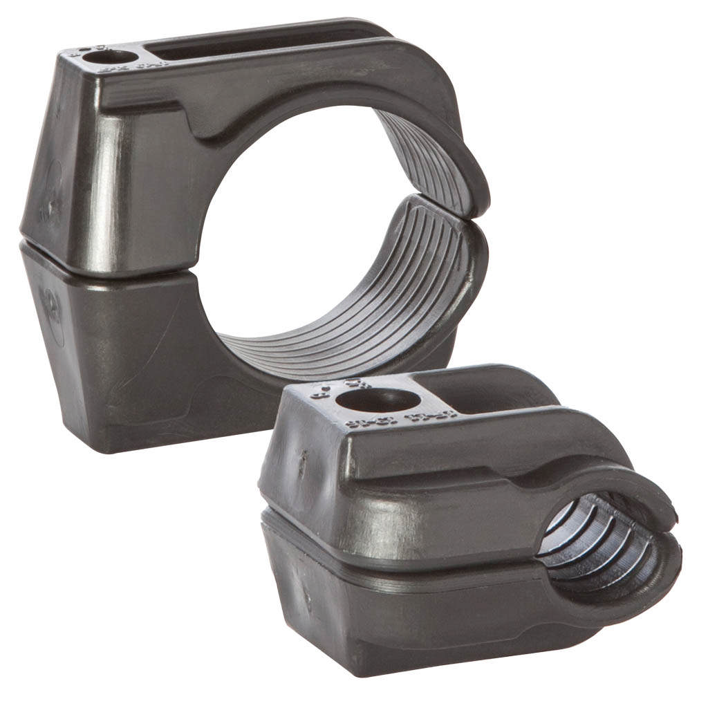 Clames de serrage 1F avec un point de fixation (Non-métallique)