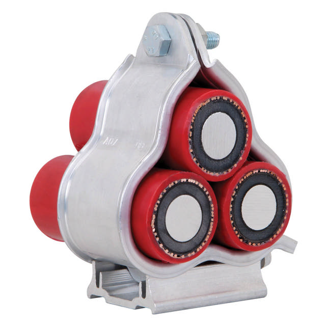 ALPHA Clames en aluminium avec base aluminium