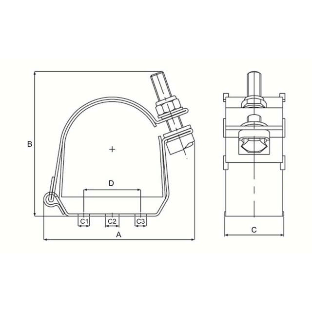 Clames 'EMPEROR' pour un câble