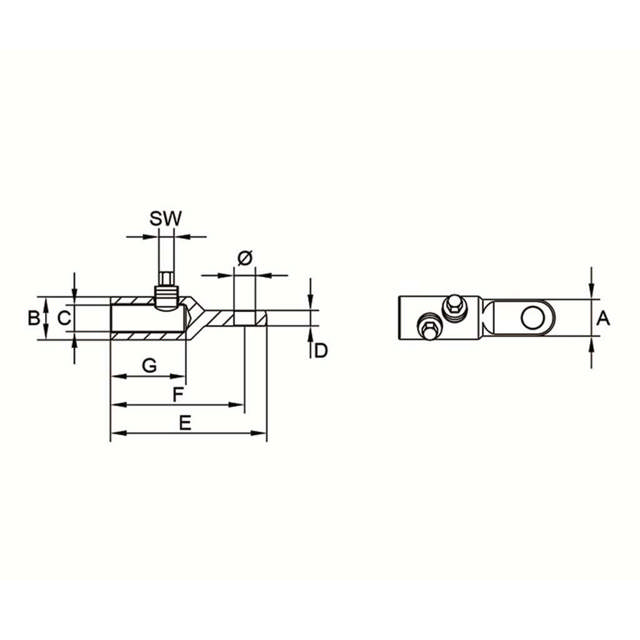 Souliers à vis en aluminium, concentrique et vis de contact intelligente