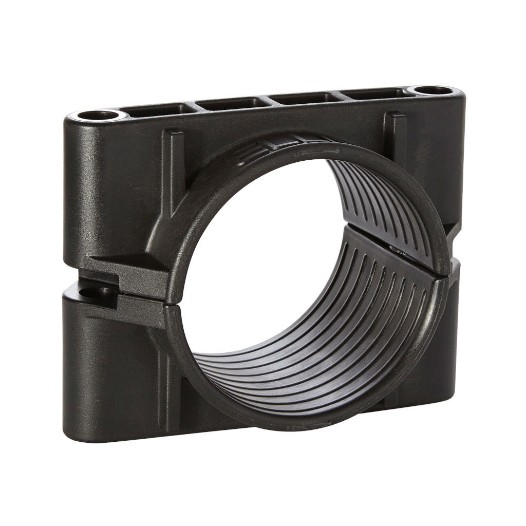 Clames de serrage 2F avec deux points de fixation (Non-métallique)