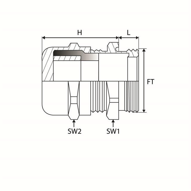RO - Presse-étoupe Long - LN - M