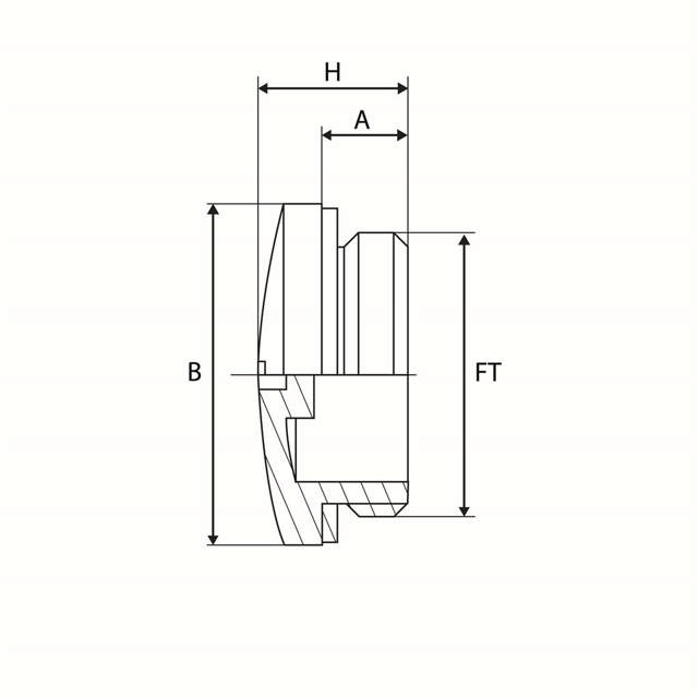 Bouchons, filetage métrique