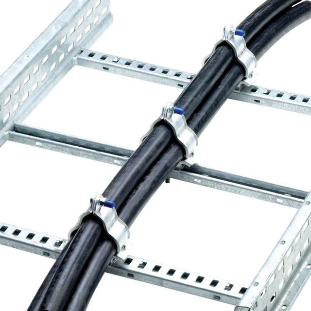 ALPHA Clames en aluminium avec base polymère