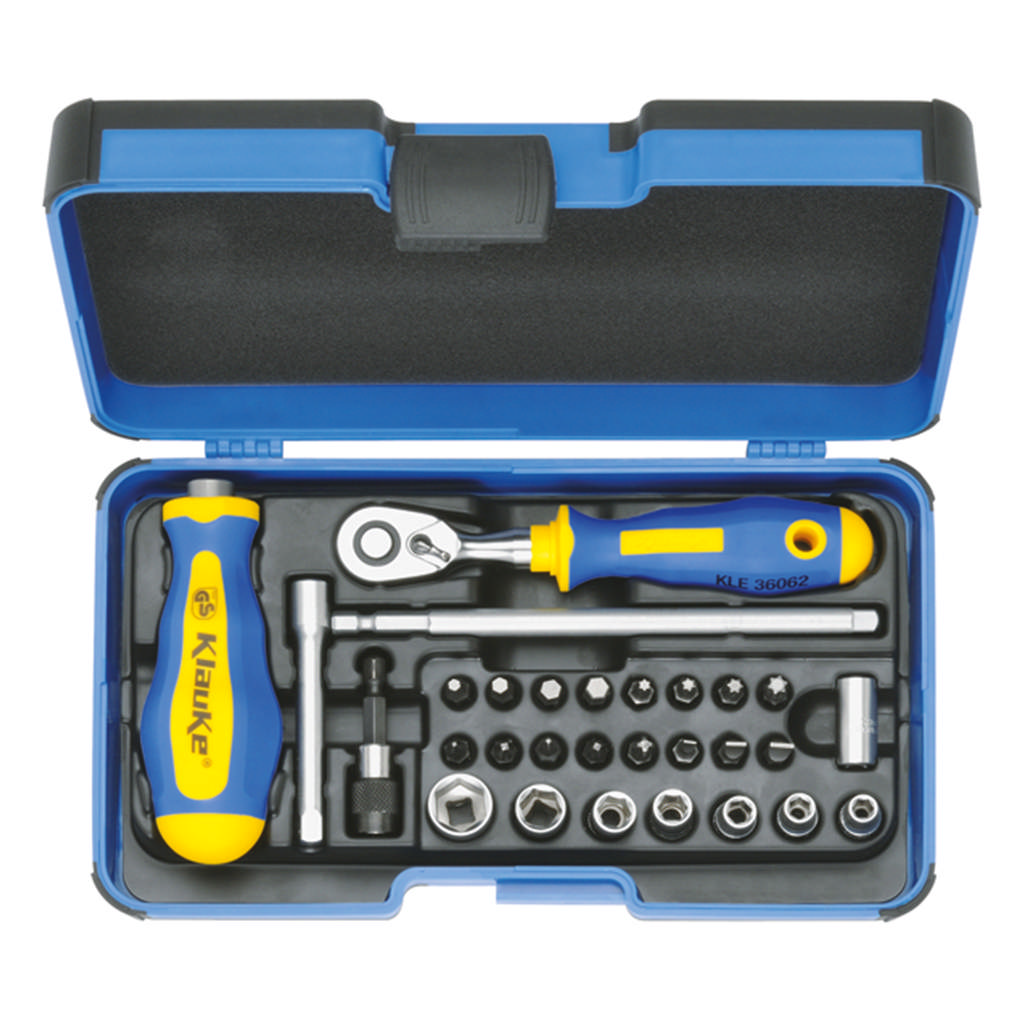 Coffret d'embouts et de douilles 1/4