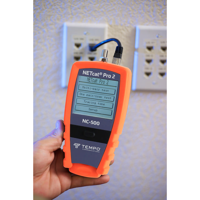 NC-500 - NETcat® Pro2 testeur de câblage - Ethernet, PoE et diagnostic de câbles