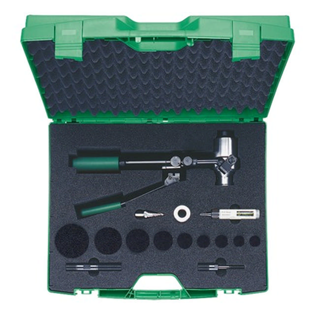 Set de poinçonnage hydraulique avec tête pivotante ISO 63