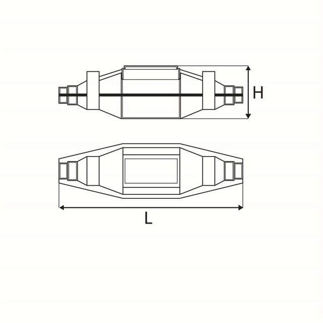 IVG SERIE - Manchon droit en résine