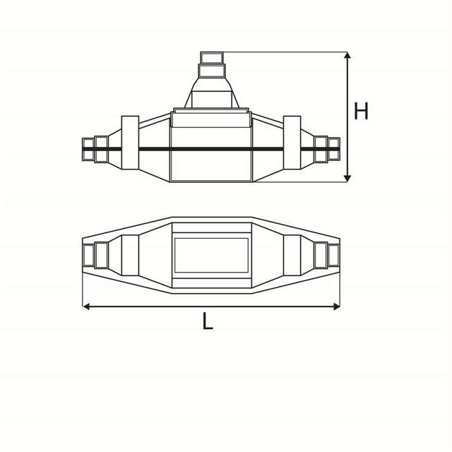 Série TAG - Manchon forme T en résine