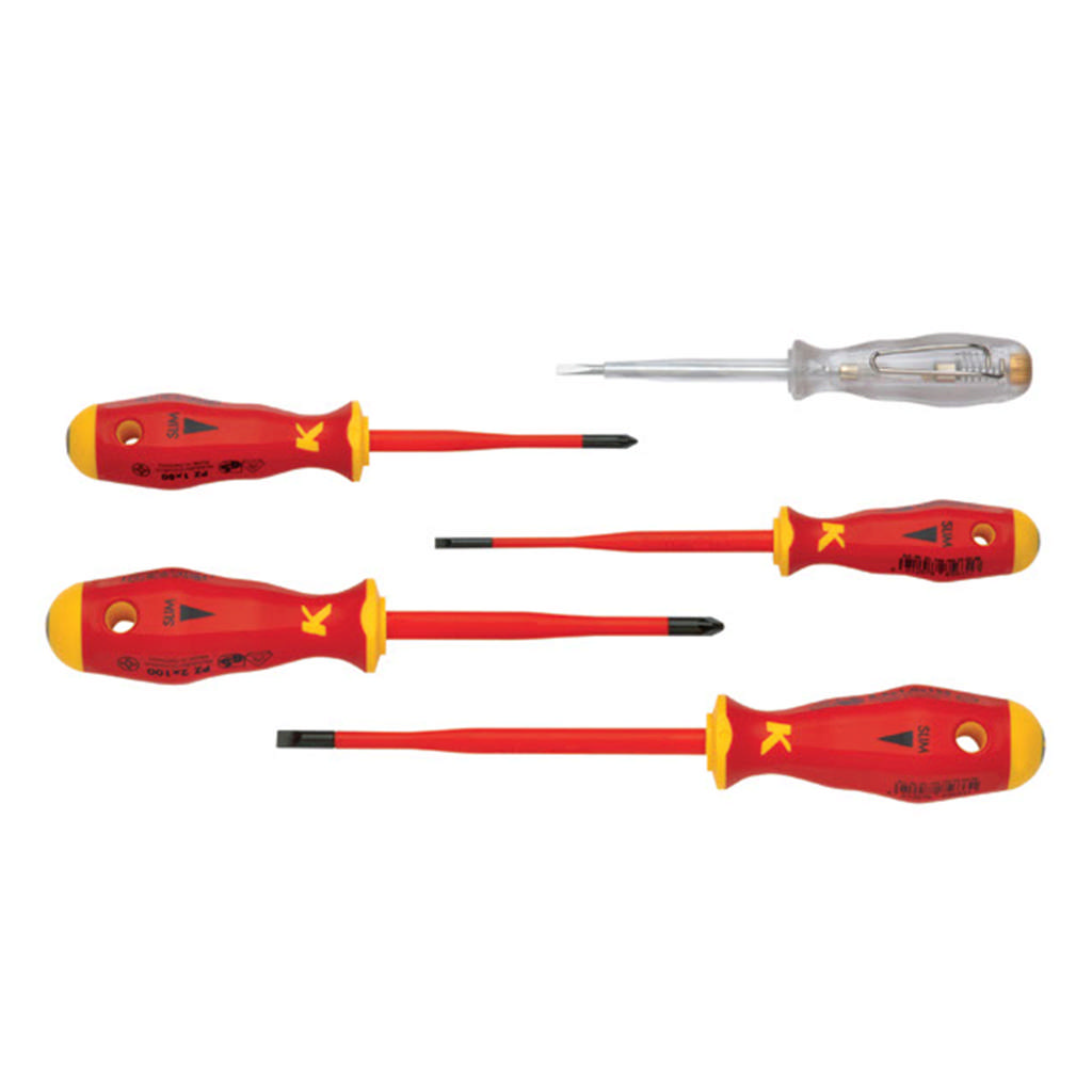 VDE Jeu de tournevis, 5 pièces