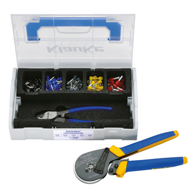 L-BOXX Mini - Coffret avec outil de sertissage K306K et embouts de câble isolés
