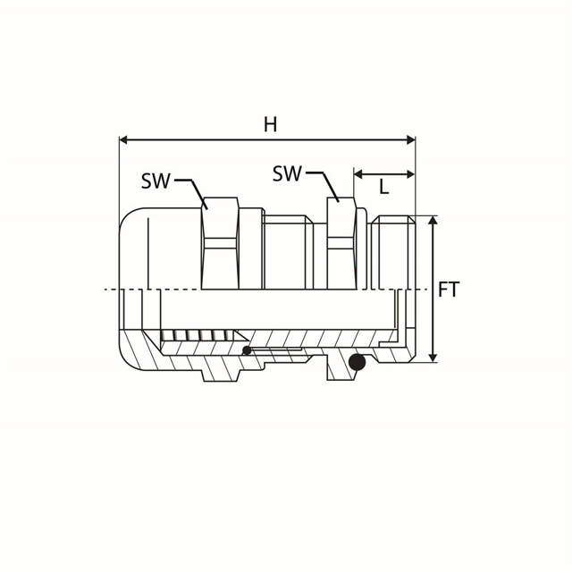 PERFECT EMC-EX, filetage métrique