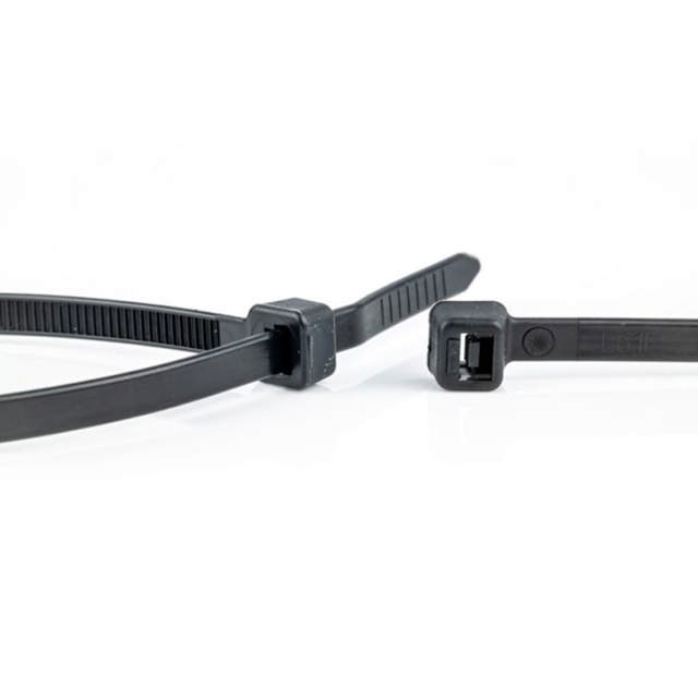 Colliers de serrage PA noir pour usage universel