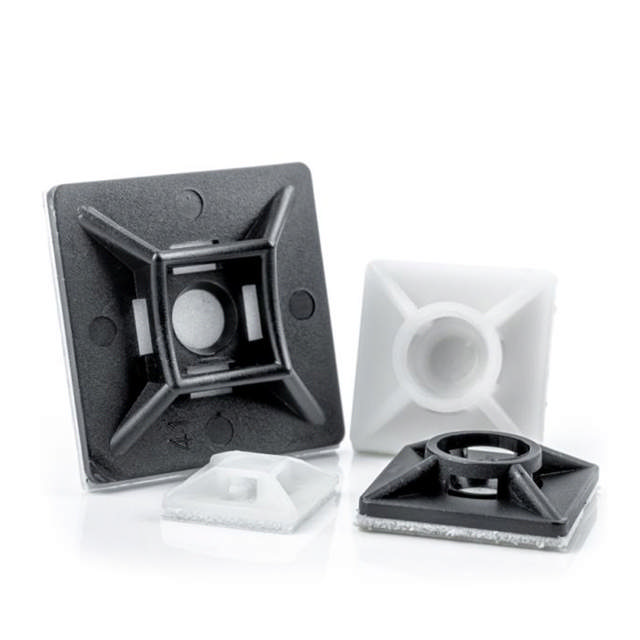 Embases adhésives pour collier de serrage en plastique