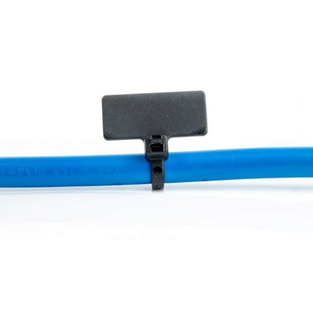 Colliers de serrage PA avec étiquette de marquage