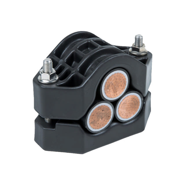 Trident® Clame pour fixation polymère pour câbles en trèfle